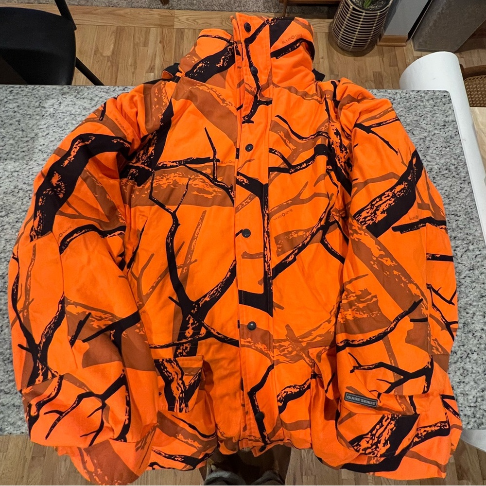 Gander Mountian Guide Series Blaze Camo Coat and Pants - Picture 1 of 14